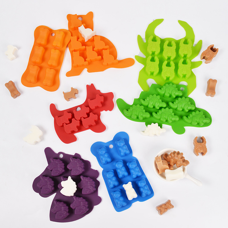 Animal Bear Cat Shape Silicone - đánh giá và giá Candle Making Kit