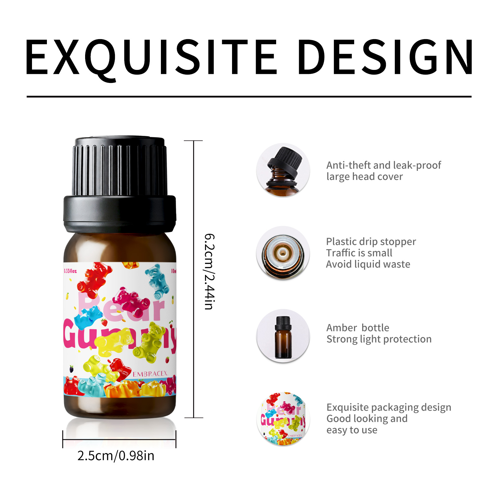 10ml Gummy Bear Fragrance Oil  - đánh giá và giá Silk Candle