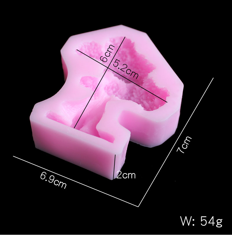Cây thông silica gel khuôn TỰ  - đánh giá và giá Candle Molds