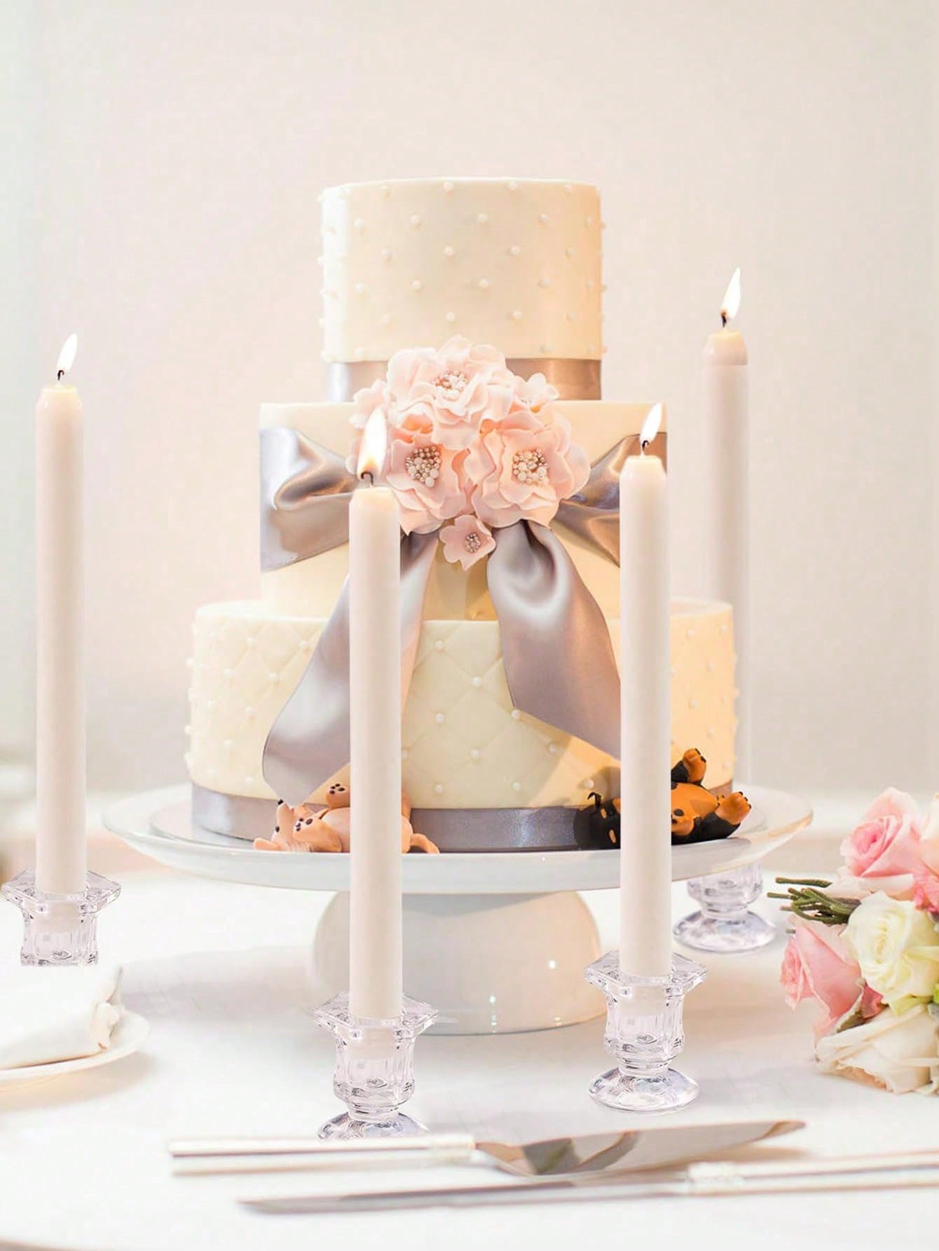 1/6pcs Bulk Candle Holders, Ch - đánh giá và giá Silk Candle