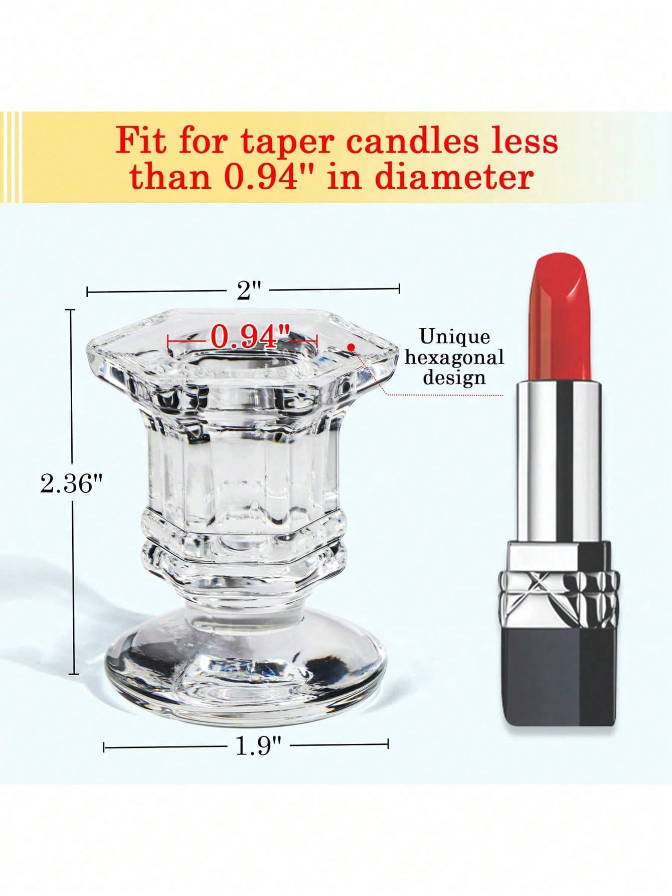 1/6pcs Bulk Candle Holders, Ch - đánh giá và giá Silk Candle